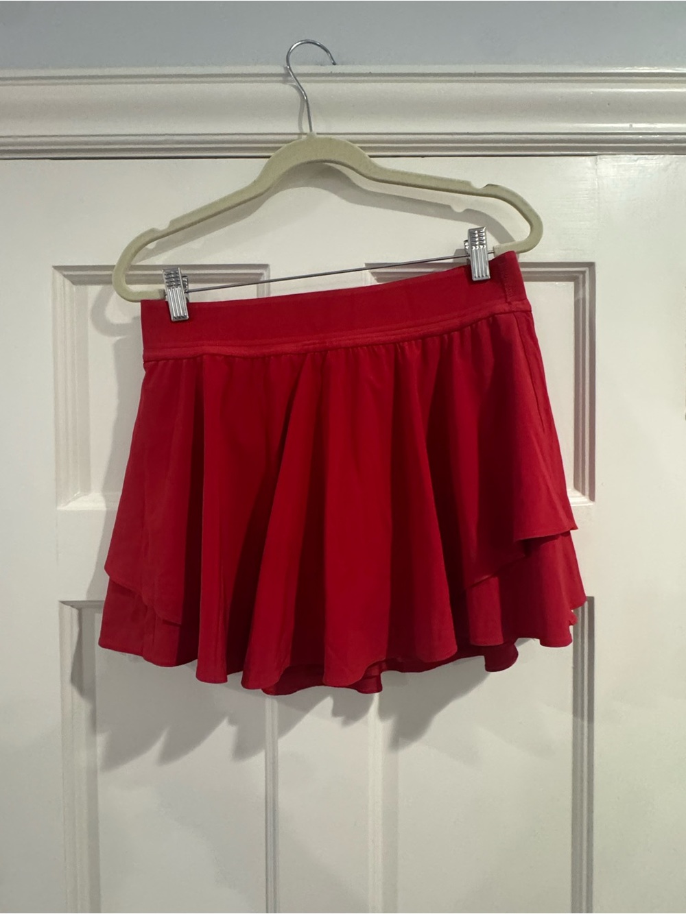 lululemon athletica Red Layered Skater Skirt